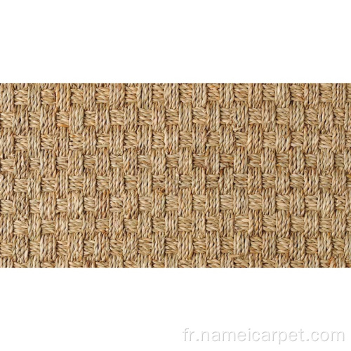 Carpets de rouleau d'herbe marine de paille en fibre de mer naturelle